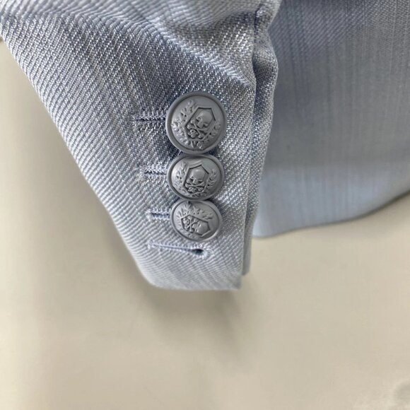 NEW THE KOOPLES Women’s Two-Button Tend Blazer Light Spring Blue Size 42 - Picture 7 of 12